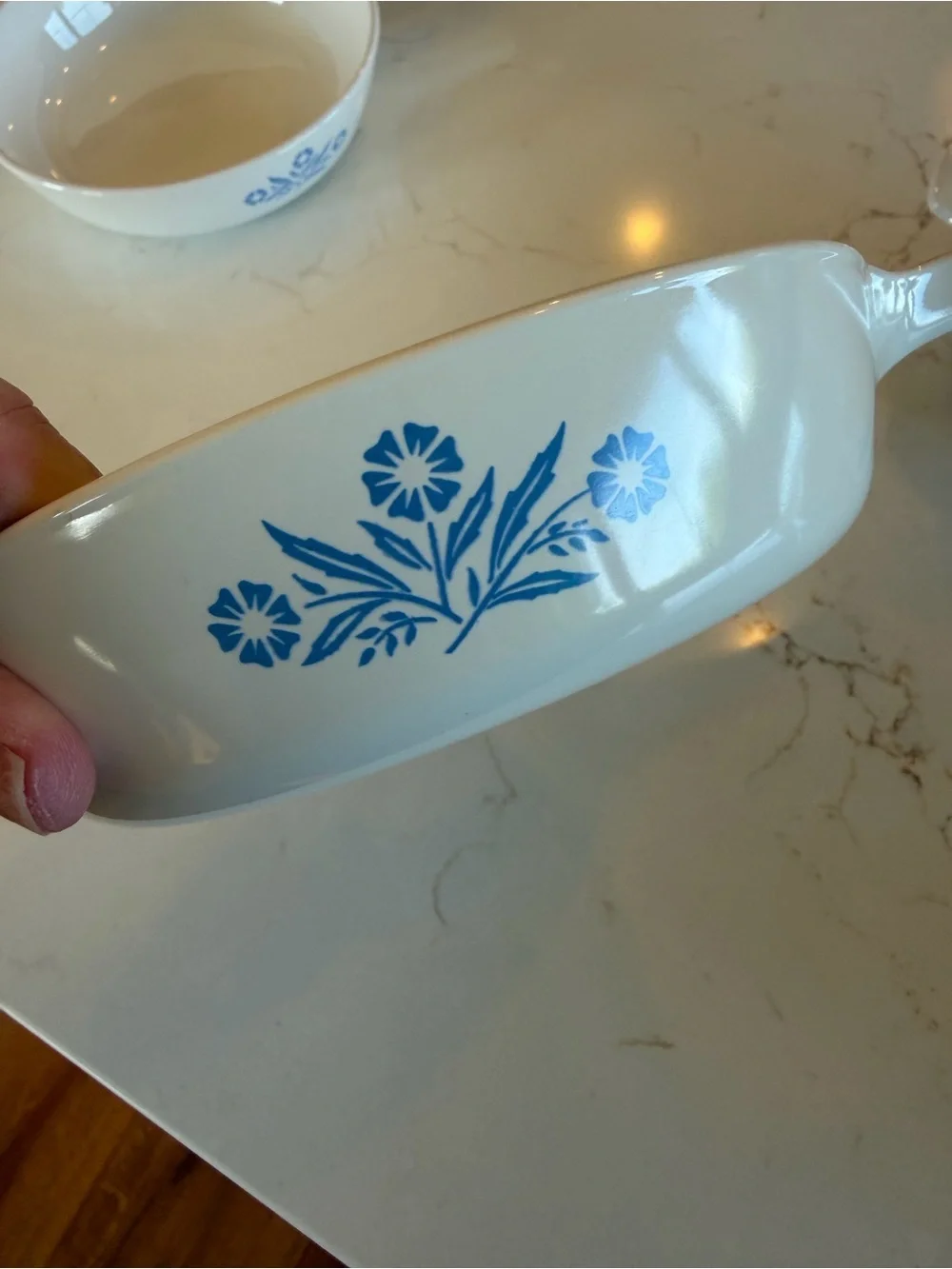 Vintage Corningware Casserole Dishes Blue Cornflower Set of 5 Pieces USA